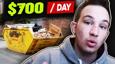 How This Dumpster Renting Business Owner Makes $700+/day (doing almost nothing)