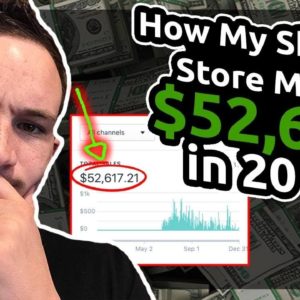 How My Shopify Store Made $52,617 in 2017