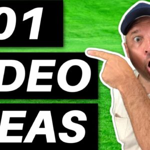 How To Find 101 YouTube Video Ideas In ANY Niche!