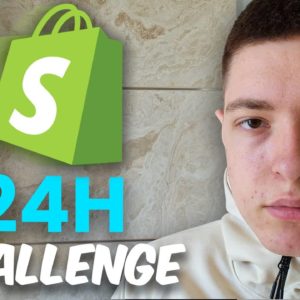 I Tried Shopify Dropshipping For 24H In 2022 (Insane Results)