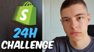 I Tried Shopify Dropshipping For 24H (Insane Results)