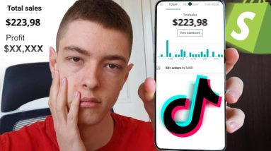 I Tried Shopify Dropshipping On TikTok For 24H (FULL REVEAL)