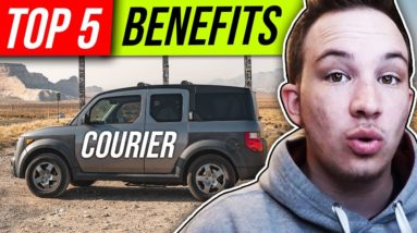 Independent Courier: 5 Benefits 🚚 Best 2022 Side Hustle?