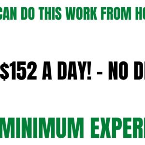 Anyone Can Do This Work From Home Job | Make $152 A Day - No Degree | Bare Minimum Experience