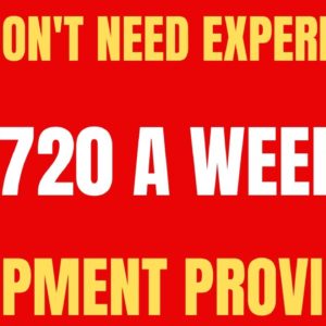 No Experience Work From Home Job - Live Anywhere ( USA ) | $720 A Week | Equipment Provided - Remote