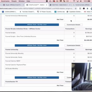 My Funnel Scripts Affiliate Earnings