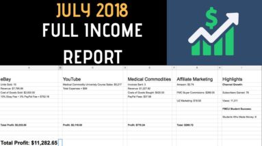 MY JULY 2018 INCOME BROKEN DOWN