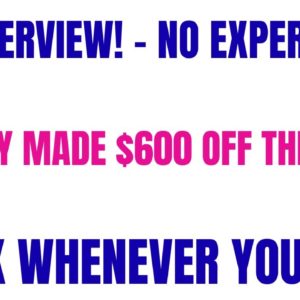 No Interview! No Experience! I Made $600 Off This Site | Work Whenever You Like | Work From Home Job