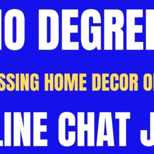 No Degree | Processing Home Decor Orders From Home | Chat Work From Home Job |   | Online Chat Job