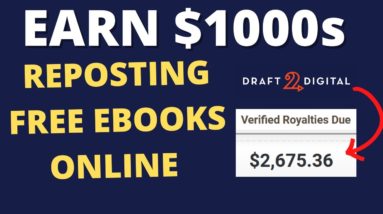 Make $1000s A Month Passive Income Selling Books Online - No Writing Required (Worldwide)