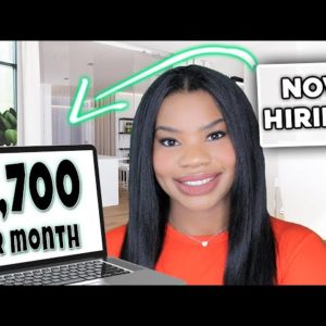 $4700 PER MONTH! TOP 3 Work From Home Jobs (YOU CAN DO RIGHT NOW!) | WORK FROM HOME JOBS 2022