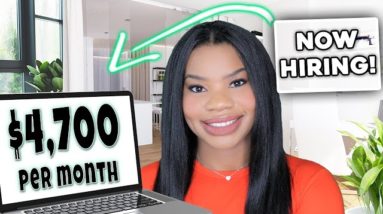 $4700 PER MONTH! TOP 3 Work From Home Jobs (YOU CAN DO RIGHT NOW!) | WORK FROM HOME JOBS 2022