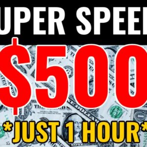 Learn How To Earn $500 In 60 Min SPEEDY! (Simple Way To Make Money From Home)