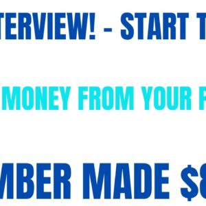 No Interview - Start Today! | Make Money From Your Phone | Member Made $800| Work From Home Job