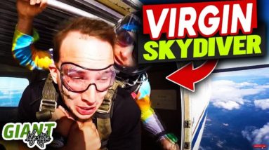 SCARY First Time SKYDIVING Experience (RE-UPLOAD)