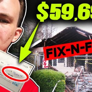 Step by Step FIX AND FLIP Real Estate Investing For Beginners ($59k CHECK)