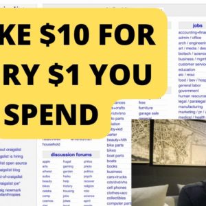 This SIDE HUSTLE Will Pay YOU $10 Dollars for EVERY $1 Dollar YOU Spend