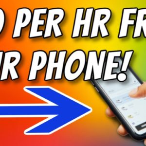 Side Hustle | How To Earn $30+ Per Hour | Make Money From iPhone (Make Money Online)