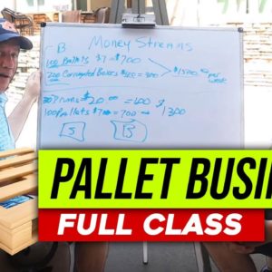 How To Resell Used Pallets - FULL TUTORIAL (ft John Wilker - The Simplest Biz)