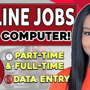 🤑 $3000 PER MONTH ONLINE JOBS! NO PHONE DATA ENTRY! PART-TIME + FREE EQUIPMENT! WORK FROM HOME JOBS