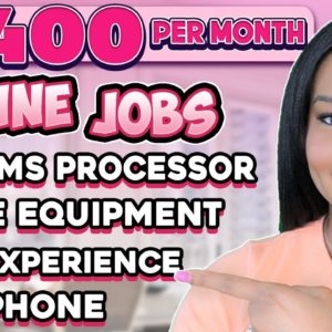 📵 $2400 PER MONTH ONLINE JOBS! NO PHONE! NO EXPERIENCE! FREE EQUIPMENT! NIGHT HOURS! WORK FROM HOME