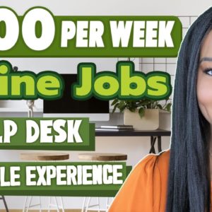 🤑 $800 PER WEEK ONLINE JOBS! LITTLE EXPERIENCE! HELPDESK TECHNICAL SUPPORT WORK FROM HOME JOBS 2022