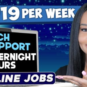 $1019 PER WEEK ONLINE JOBS! OVERNIGHT HOURS & MULTIPLE SHIFTS! LITTLE EXPERIENCE WORK FROM HOME JOBS