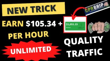 This Method PAYS +$105.34 EVERY HOUR & NOBODY Knows About IT! ( CPA Marketing For Beginners 2022)