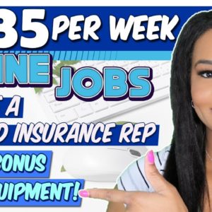 🤑 $1135 PER WEEK ONLINE JOBS! FREE EQUIPMENT + FREE INTERNET! $3K SIGN-ON BONUS! WORK FROM HOME JOBS