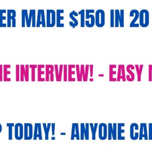 Member Made $150 In 20 Mins | Easy Side Hustle - Start Today | Anyone Can Do This | No Interview