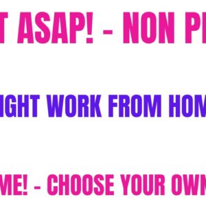 Start Asap! Non Phone Overnight Work From Home Job | Schedule Your Own Hours | Moderating Forums