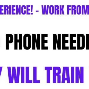 No Experience | Work From Home Job | No Phone Needed | They Will Train You | Online Job Hiring Now