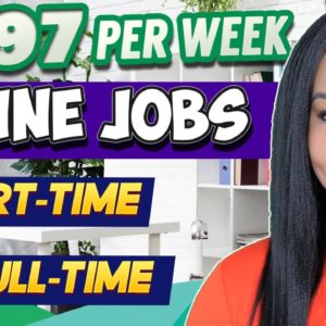 🤑 $797 PER WEEK ONLINE JOBS! PART-TIME HOURS! LITTLE EXPERIENCE, NO DEGREE! WORK FROM HOME JOBS 2022