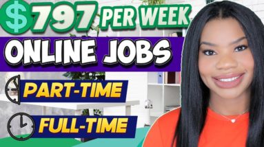 🤑 $797 PER WEEK ONLINE JOBS! PART-TIME HOURS! LITTLE EXPERIENCE, NO DEGREE! WORK FROM HOME JOBS 2022