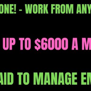 Non Phone Work From Home Job | Make Up To $6000+ A Month |Get Paid To Manage Emails Work At Home Job