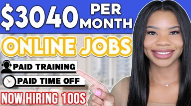 $3040 PER MONTH ONLINE JOBS! COMPANY NOW HIRING 1000s TO WORK FROM HOME! AVAILABLE IN THE US & CA