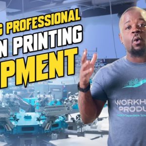 Choosing Professional Screen Printing Equipment From Workhorse Products (Workhorse Products Tour)