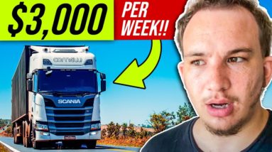 How This Truck Driver Makes 6-Figures / Year (Trucking Business USA 2023)