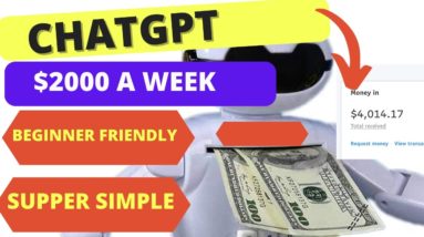 Easiest Way To Get paid $2000 A Week Using ChatGPT | Make Money Online 2023