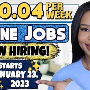 $710.04 PER WEEK ONLINE JOB! MULTIPLE SHIFTS AVAILABLE! STARTS JANUARY 23, 2023! WORK FROM HOME JOBS