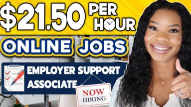 $21.50 PER HOUR! DO YOU HAVE 1 YEAR OF WORK EXPERIENCE? GREAT, YOU QUALIFY! WORK FROM HOME JOBS 2023