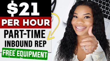 $21 HOURLY PART-TIME WORK FROM HOME JOB! EQUIPMENT PROVIDED! | PART-TIME FROM HOME JOBS 2023