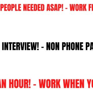 Over 200+ People Needed| Work From Home Job Skip The Interview | Non Phone Part Time $14.50 An Hour