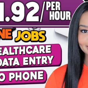 $31.92 HOURLY DATA ENTRY WORK FROM HOME JOBS! NO TALKING, JUST TYPING! WORK FROM HOME JOBS 2023