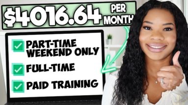 $4016.64 PER MONTH ONLINE JOBS AT HOME! FULL-TIME & PART-TIME WORK FROM HOME JOBS 2023 | WFH JOBS