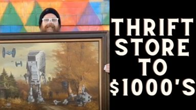 Thrift Store to $1000's Custom Art!