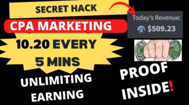 Get Paid +$10.20 Every 5 minutes With This Trick NOBODY KNOWS! | How To Make Money Online 2023