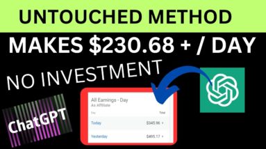 ChatGPT Makes $230.68+ Per Day with a NEW Untouched Method! (ChatGPT Affiliate Marketing)