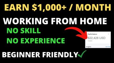 Earn $1,121.67 / Month Working From Home | Make Money Online 2023