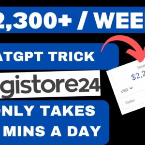 Earn $2, 300 + / Week Using ChatGPT and Digistore24 Affiliate Marketing | Make Money Online 2023